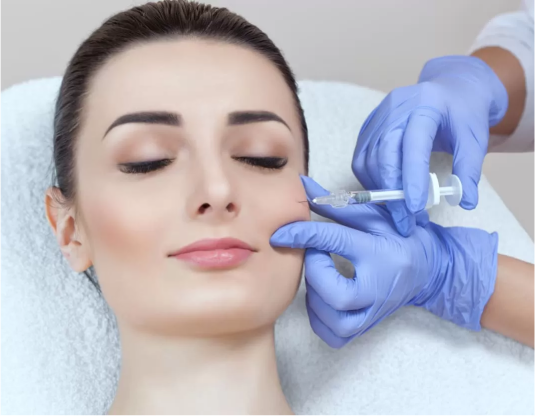 Microneedling with PRP vampire facial
