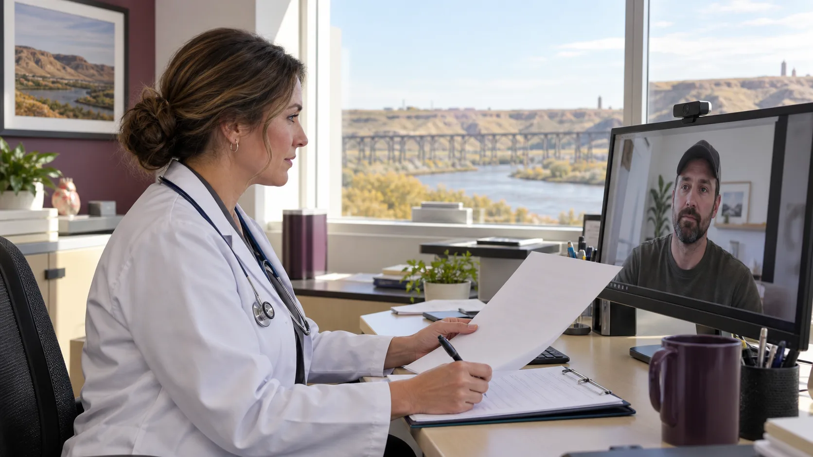 How to get an online doctor's note in Medicine Hat — virtual visit steps