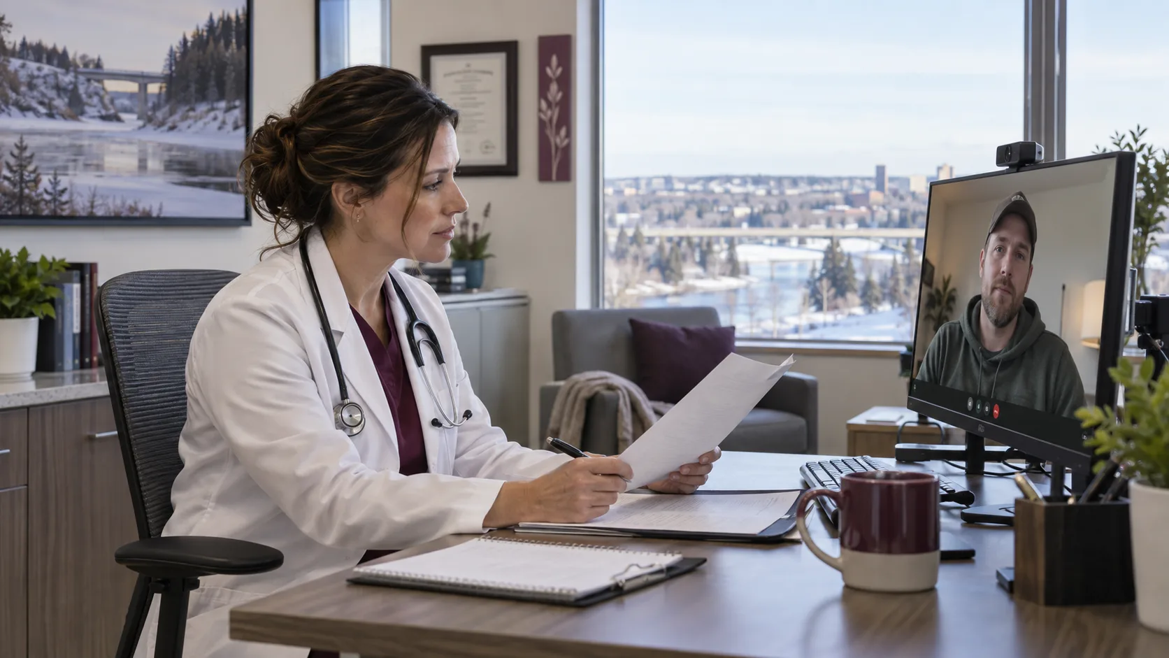 Private online doctor visit for a Cialis prescription in Red Deer, Alberta