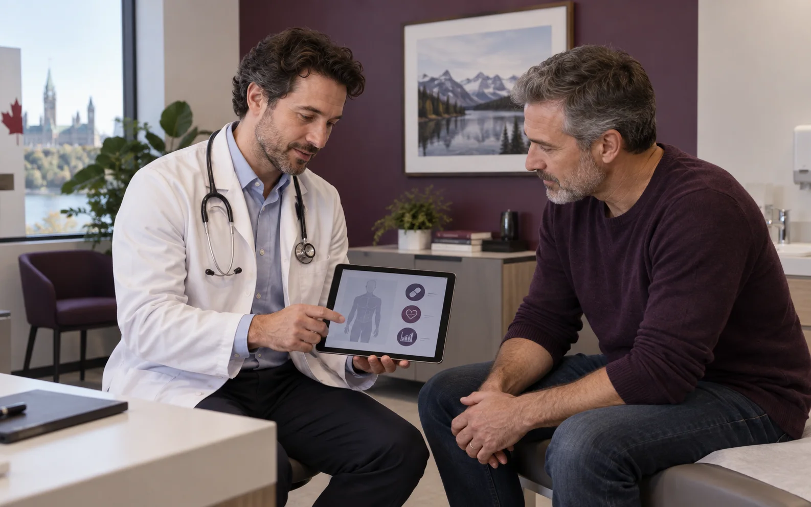 How Cialis (tadalafil) works — explained during an online doctor visit