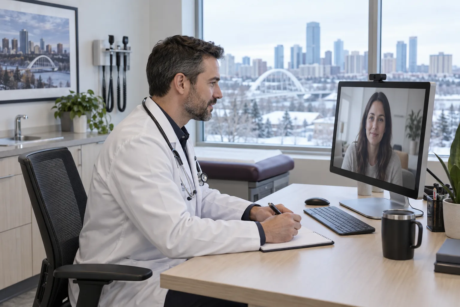 Edmonton patient ready to request an in-person driver medical exam