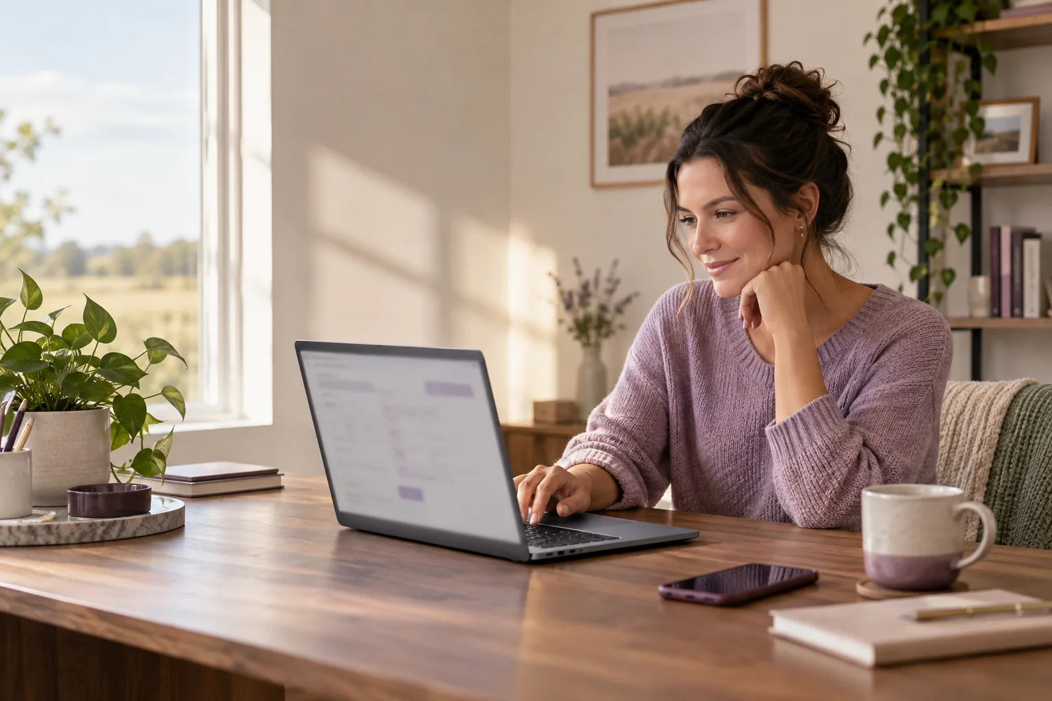 Spruce Grove resident preparing for an online doctor appointment