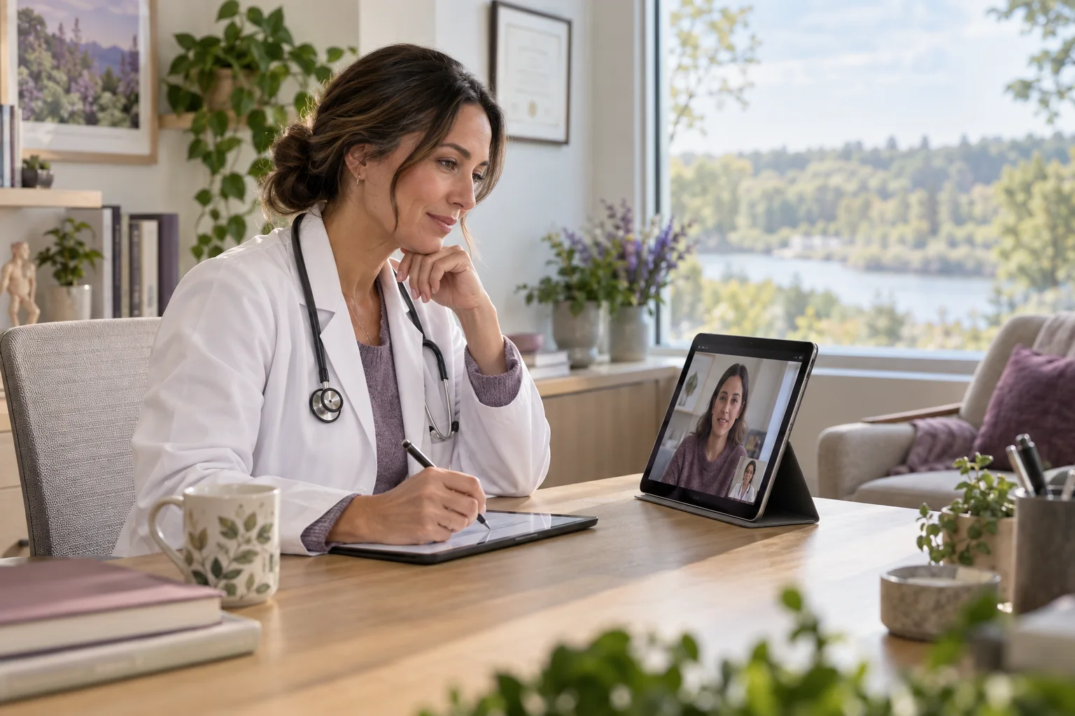 St. Albert patient speaking with a doctor during a confidential STI testing visit