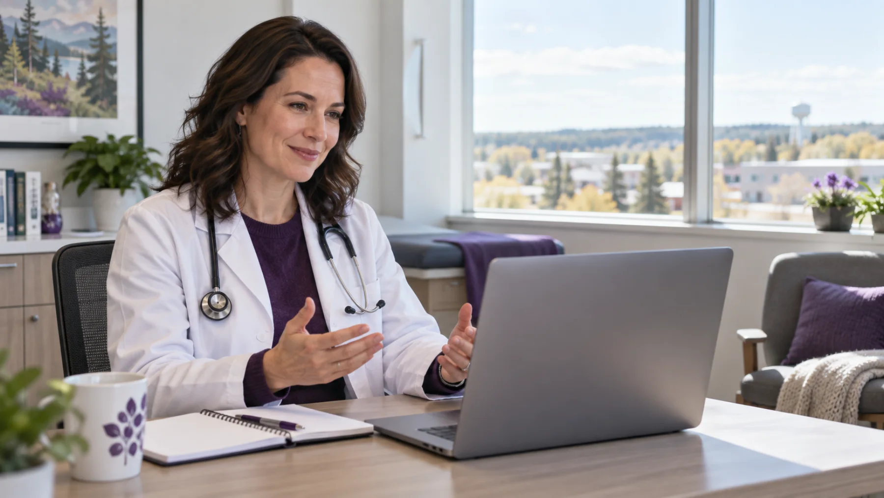 Stony Plain patient comparing an online doctor with a family doctor
