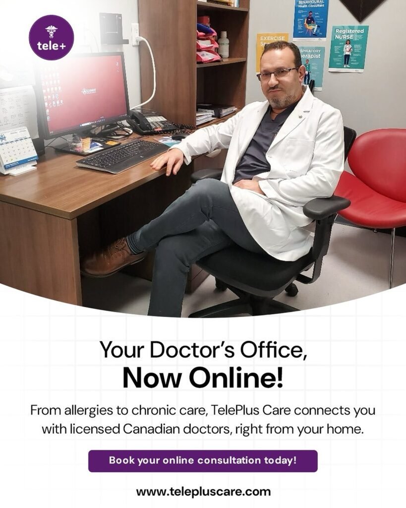 Niagara Falls hospitality worker on a virtual doctor visit