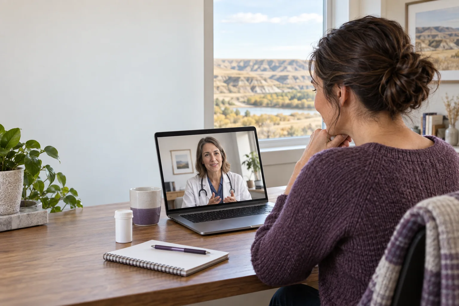 Online prescription refill appointment in Redcliff