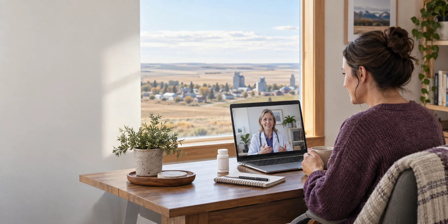Online prescription refill appointment in Tulliby Lake