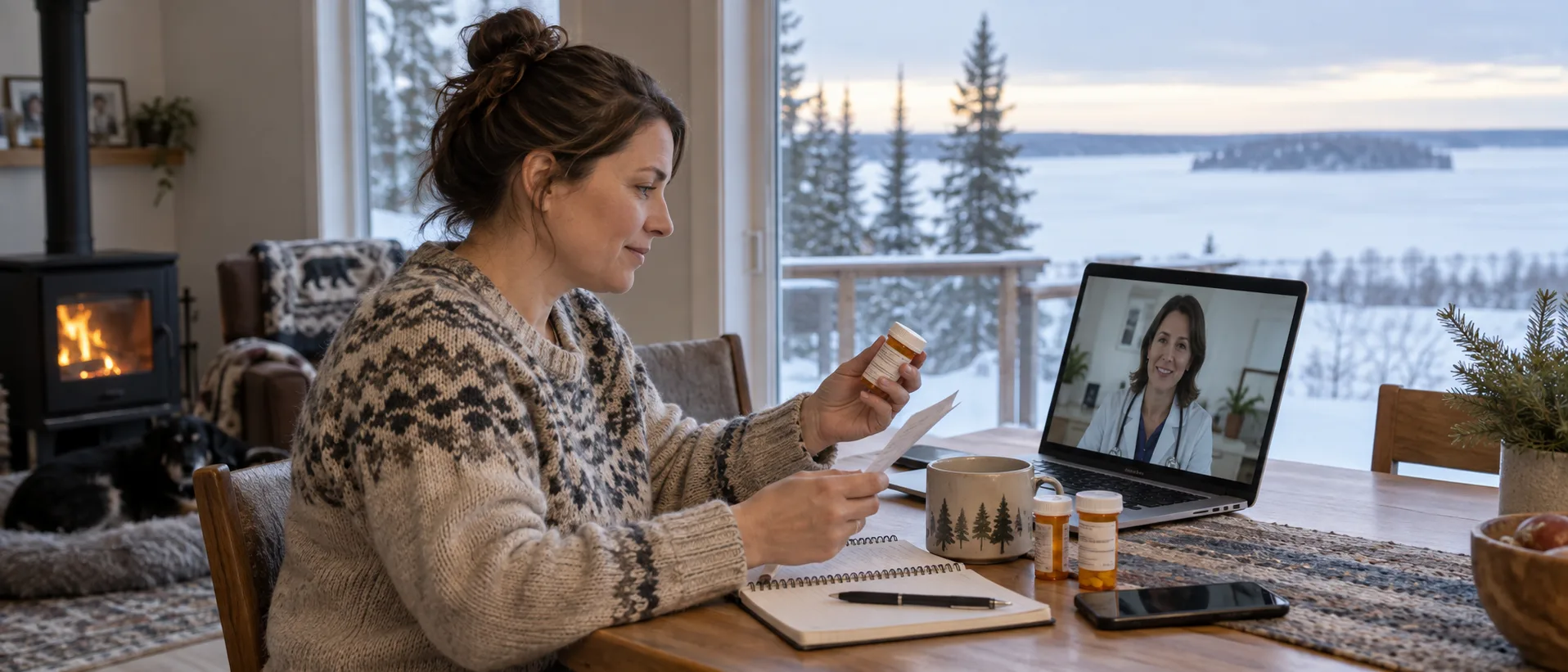 Online prescription refill appointment in Cold Lake