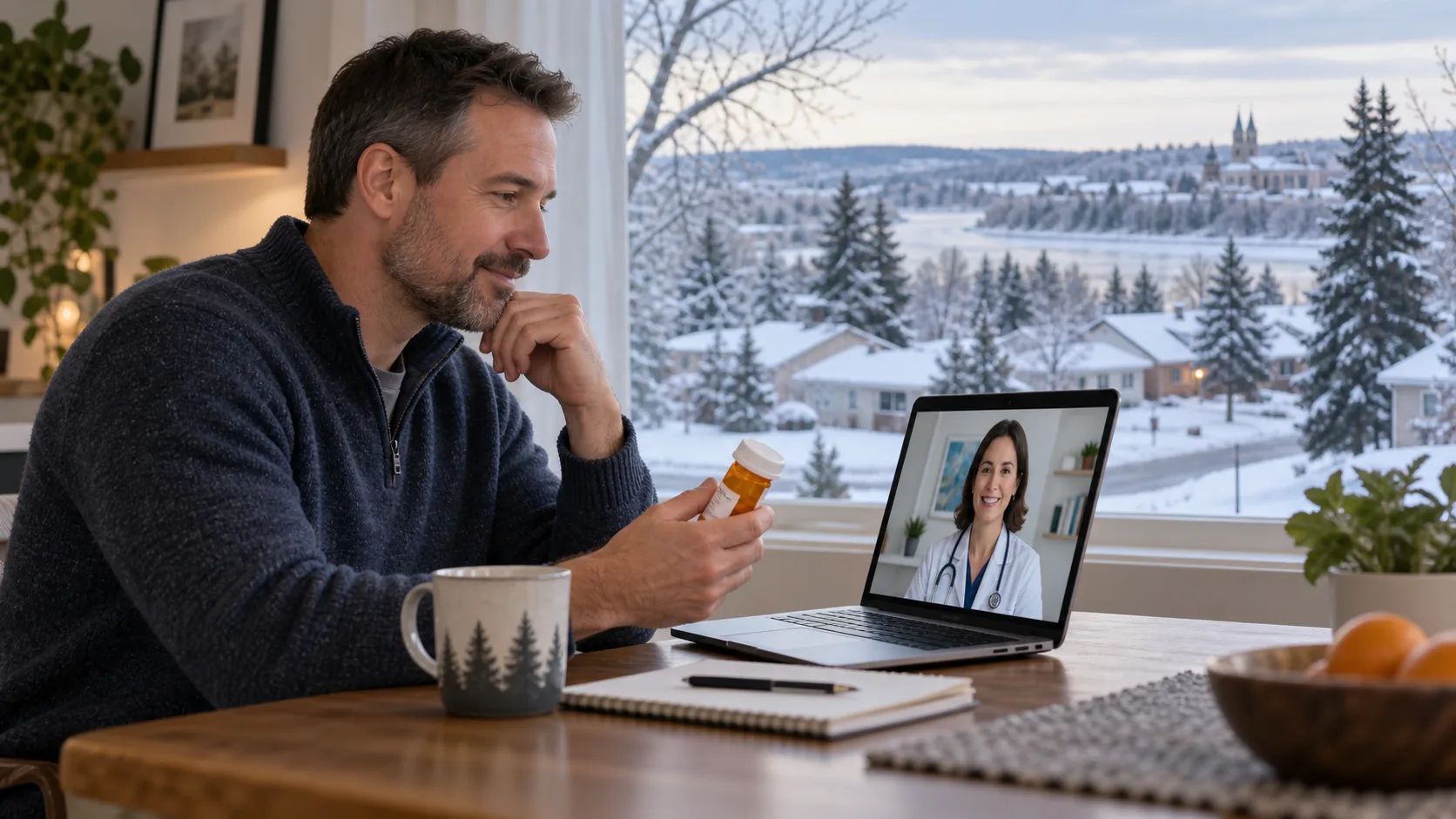 Online prescription refill appointment in Red Deer