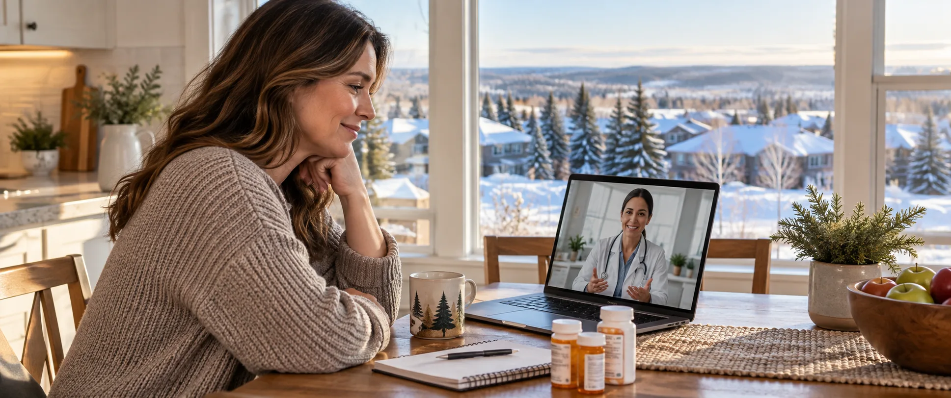 Online prescription refill appointment in Spruce Grove
