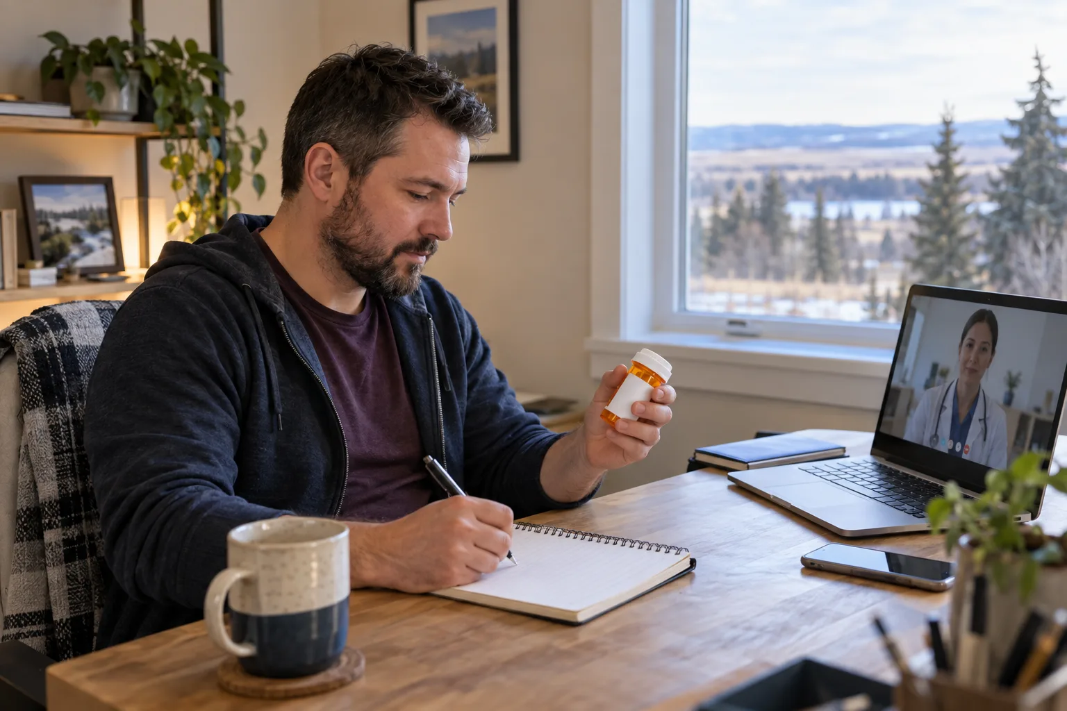 Generic tadalafil and brand-name Cialis at a Grande Prairie pharmacy