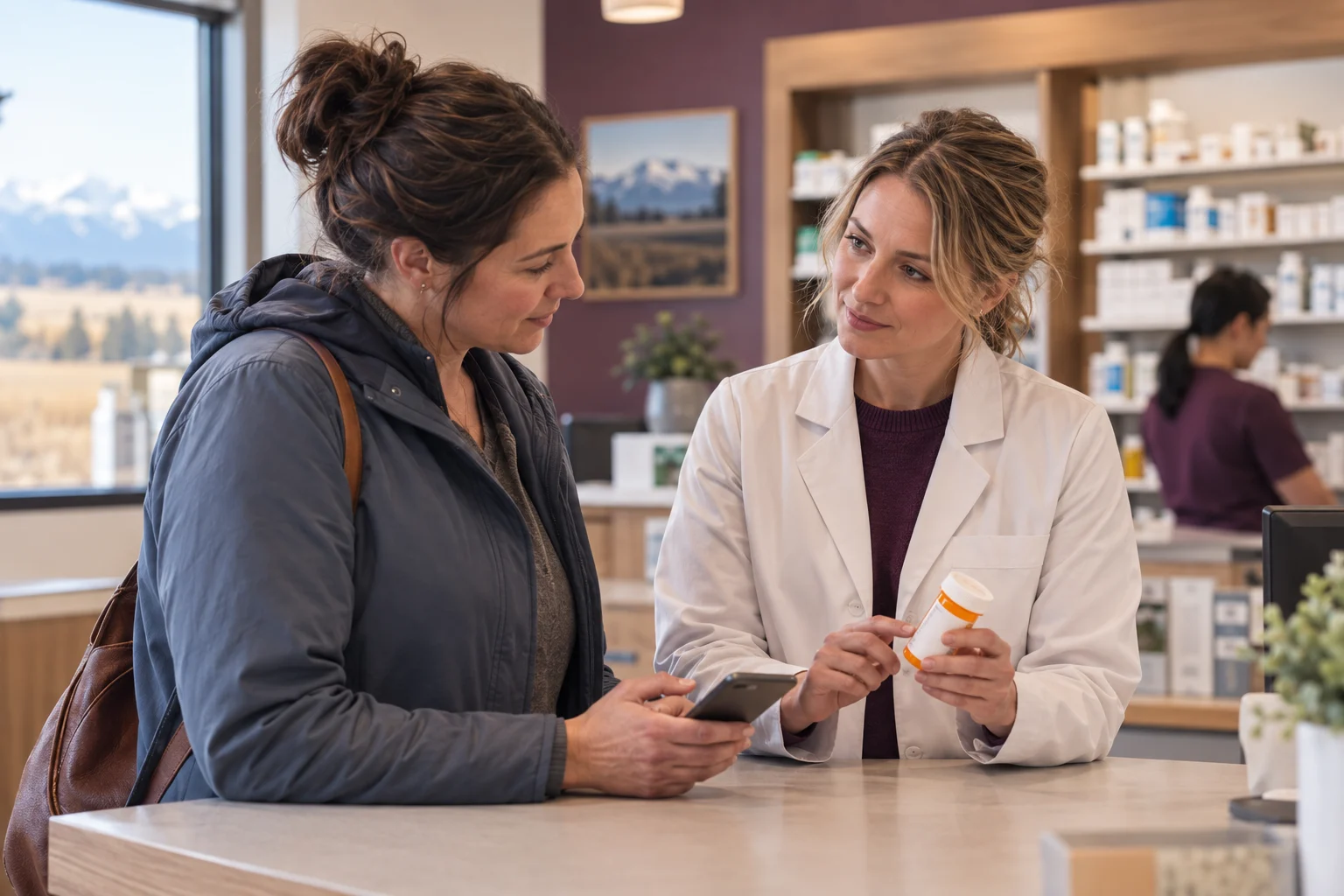 Private virtual medication follow-up with a doctor for a Tulliby Lake patient